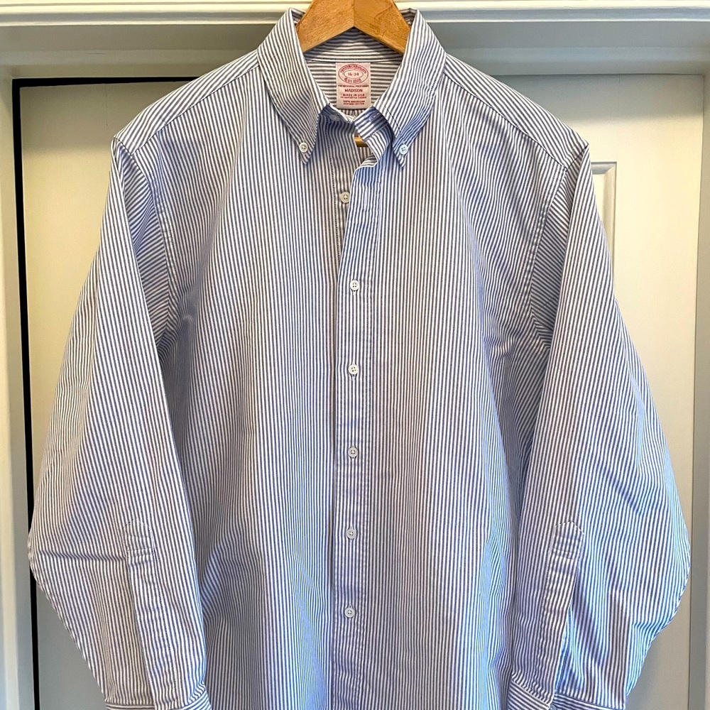 Brooks Brothers University Stripe Oxford Shirt